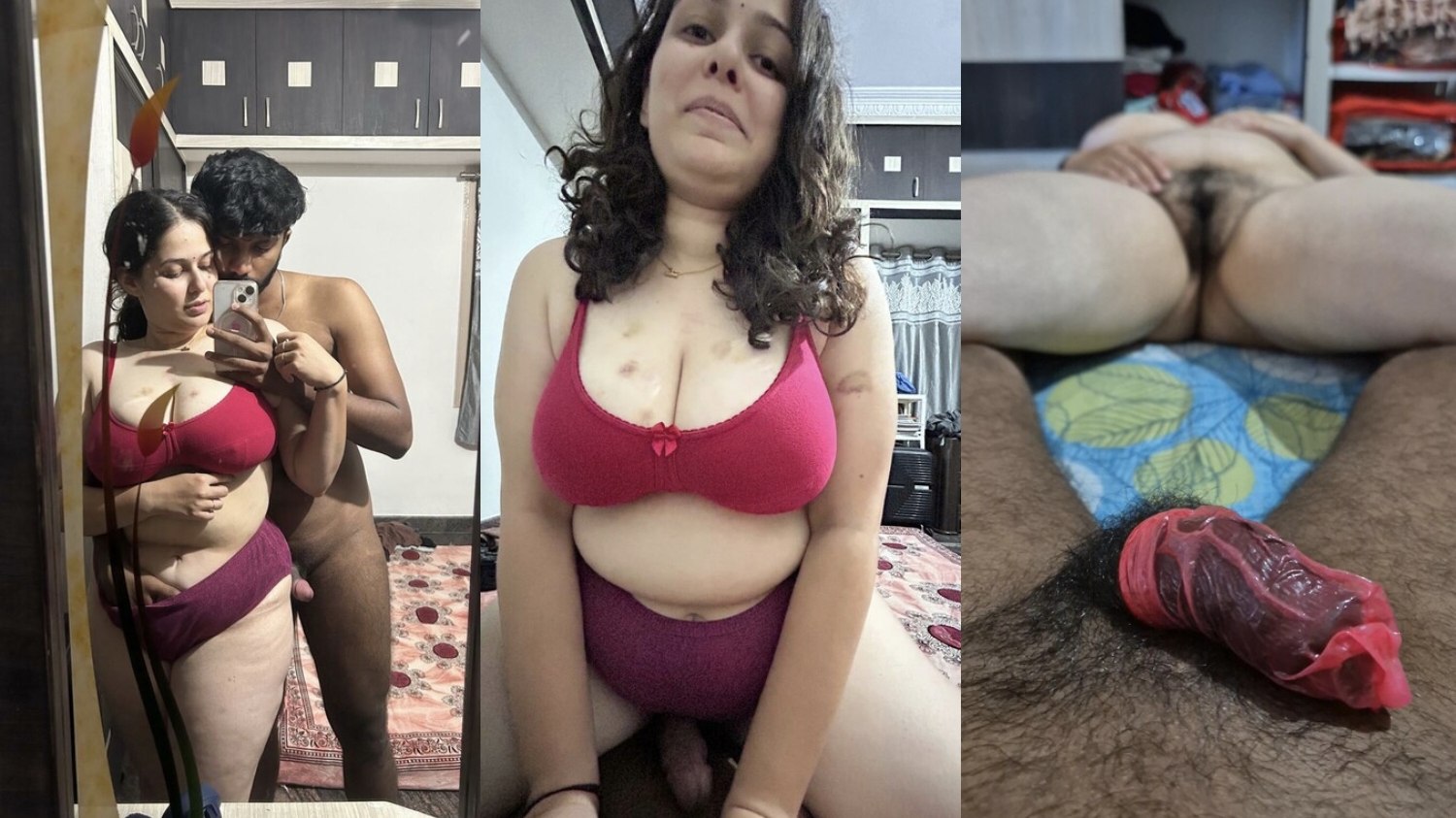 Beautiful Busty Girlfriend With Big Boobs And Sexy Big Ass Kissing Giving Blowjob & Fucked By Lover​