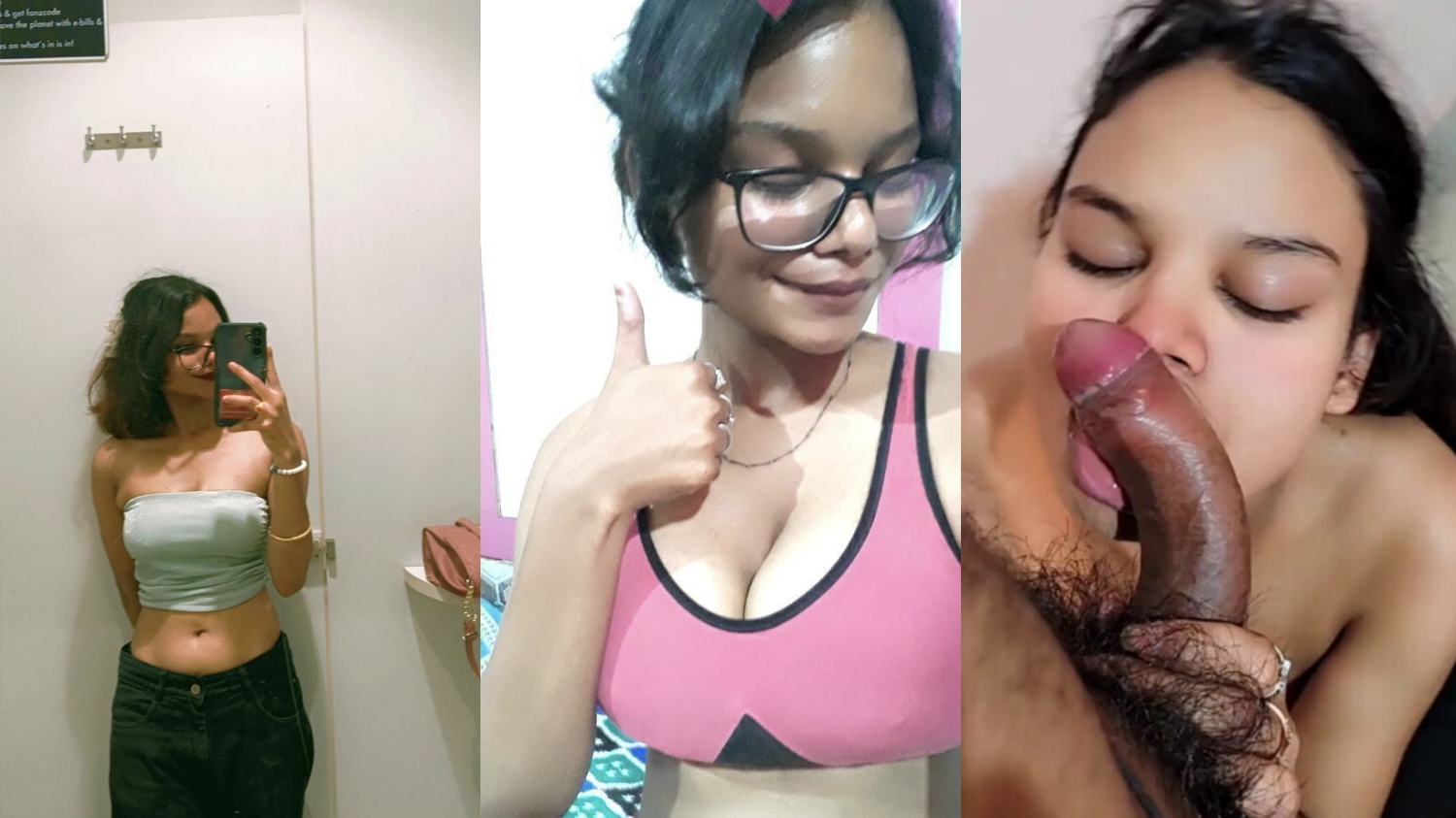 Desi Girlfriend Sucking Boyfriend Dick While Boyfriend Recording Her Sucking