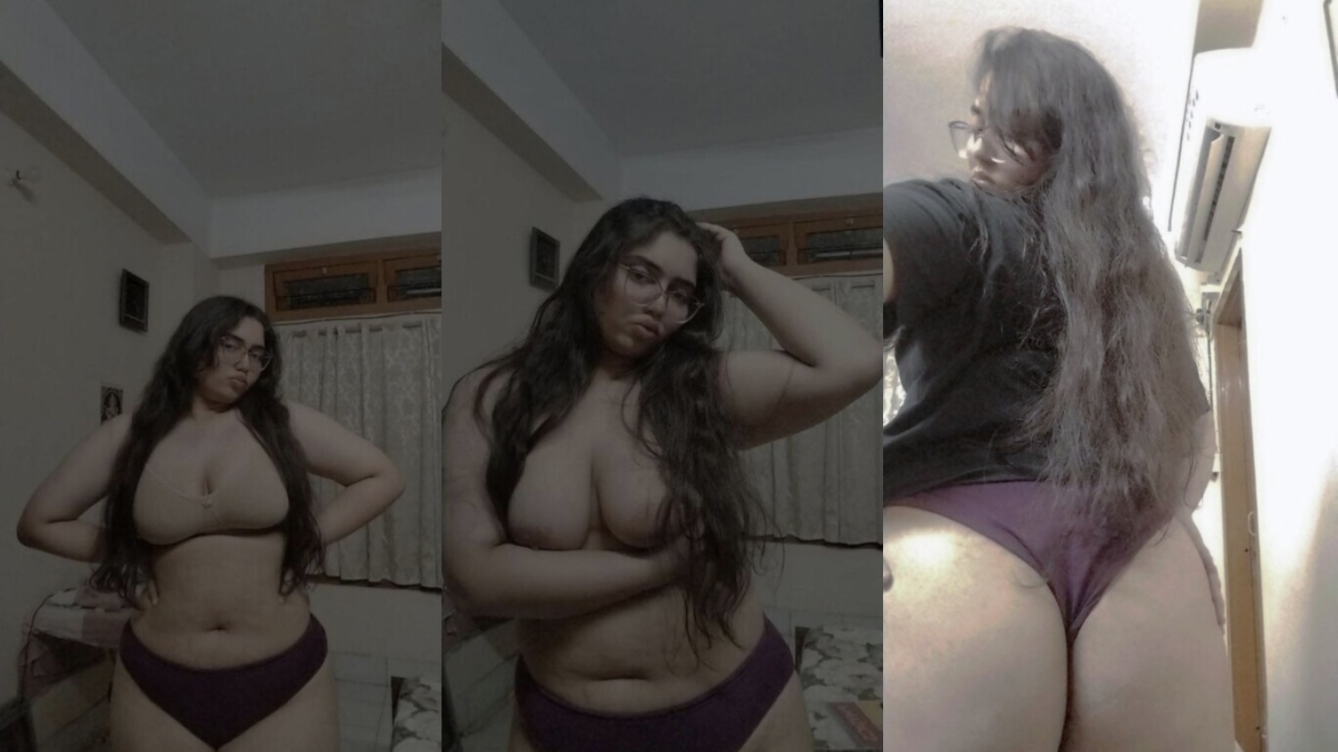 Beautiful Big Boobs Sexy Babe Showing Her Nude Boobs