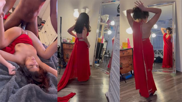 Beautiful Desi Indian Model in Saree Blowjob And Fuck By Bbc